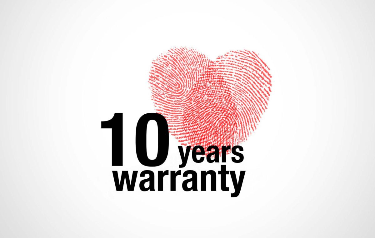 pedini 10 year warranty